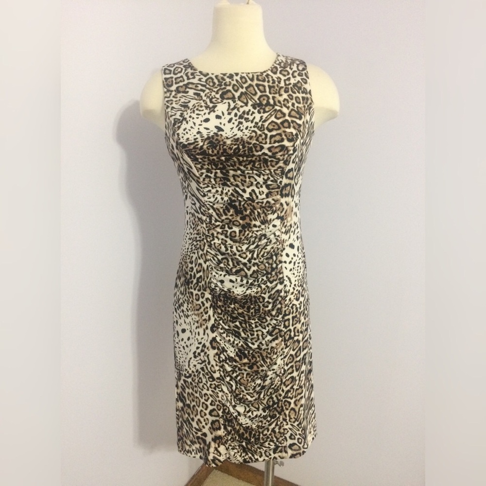 NEW Calvin Klein Animal Print Dress
